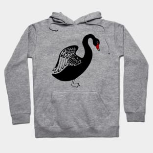 Black swan design Hoodie